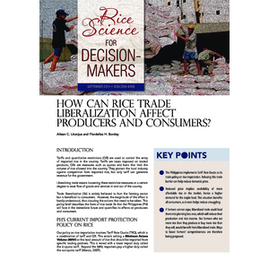 How can rice trade liberalization affect producers and consumers?: Rice Science for Decision-Makers preview