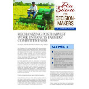 Mechanizing postharvest work enhances farmers competitiveness: Rice Science for Decision-Makers preview