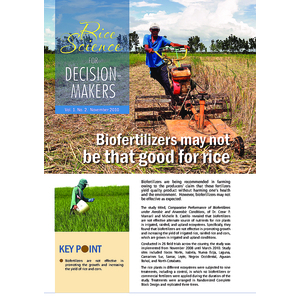 Biofertilizers may not be that good for rice: Rice Science for Decision-Makers preview